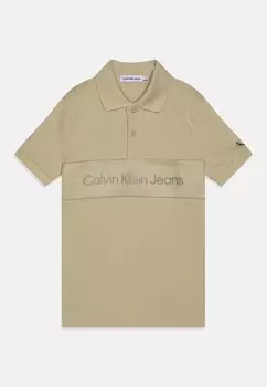 Рубашка-поло Calvin Klein Jeans, цвет green haze