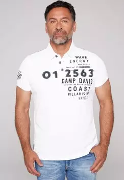 Рубашка-поло Camp David, цвет opticwhite
