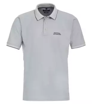 Рубашка-поло CASAMODA "Рубашка-поло CASAMODA однотонная", голубой