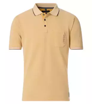 Рубашка-поло CASAMODA "Рубашка-поло CASAMODA однотонная", желтый