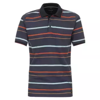 Рубашка-поло CASAMODA "Рубашка-поло CASAMODA в полоску", синий