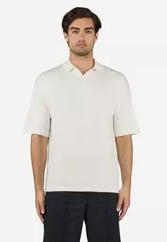 Рубашка поло CASAN FINE KNIT POLO SHIRT Pegador, кремовый