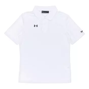 Рубашка поло causual sports training ventilate polo male 'white' Under Armour, белый