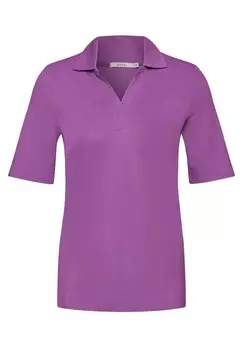 Рубашка поло CECIL Shirt, фиолетовый
