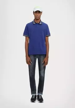 Рубашка поло CHAIN COLLAR Versace Jeans Couture, синий