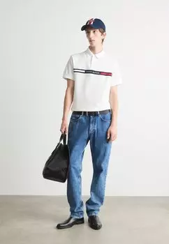 Рубашка поло CHEST INSERT Tommy Hilfiger, белый