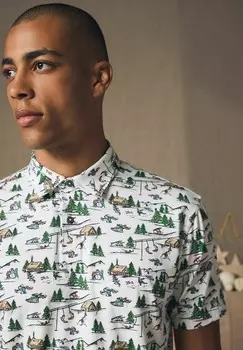 Рубашка поло CHRISTMAS REGULAR FIT Next, белый