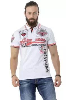 Рубашка-поло Cipo & Baxx, белый