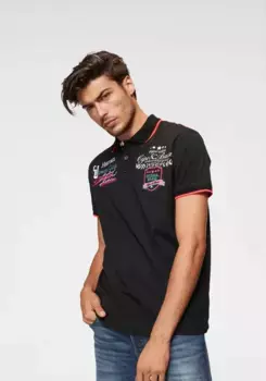 Рубашка-поло Cipo & Baxx "Rowing Club", нужного размера. 5XL, черный