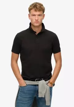 Рубашка поло CITY Superdry, черный