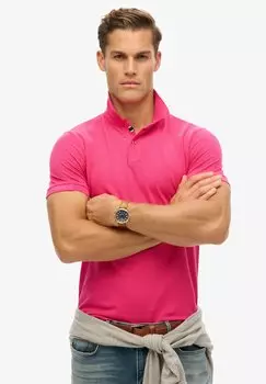 Рубашка поло CITY Superdry, розовый
