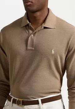 Рубашка поло CLASSIC FIT LONG SLEEVE POLO Ralph Lauren, коричневый