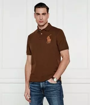 Рубашка поло Classic fit Polo Ralph Lauren, коричневый