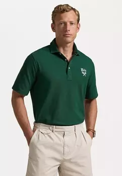 Рубашка поло CLASSIC FIT TENNIS CREST MESH POLO SHIRT Ralph Lauren, темно-зеленый