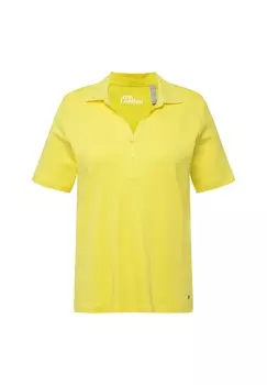 Рубашка поло CLASSIC SHORT SLEEVE Ulla Popken, желтый