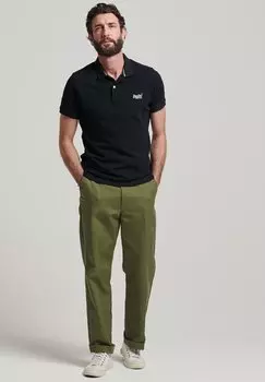 Рубашка-поло CLASSIC Superdry, цвет black