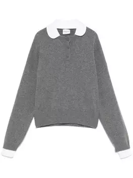 Рубашка-поло Claudie Pierlot со съемным воротником, серый