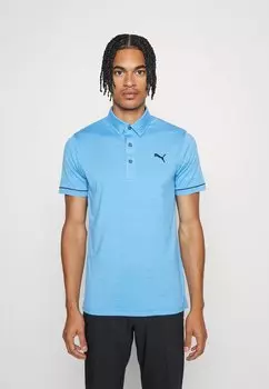 Рубашка-поло CLOUDSPUN HAYSTACK Puma Golf, королевский синий вереск/темно-синий пиджак вереск