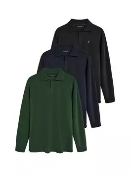 Рубашка Polo Club, цвет marine blue/Dark green/Black