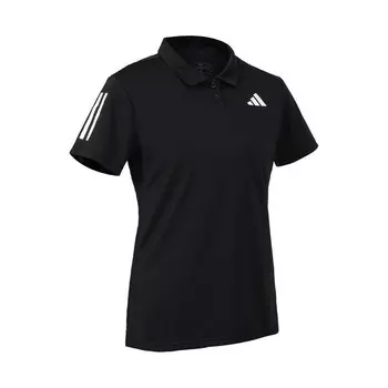 Рубашка поло club tennis polo shirt 'black' Adidas, черный