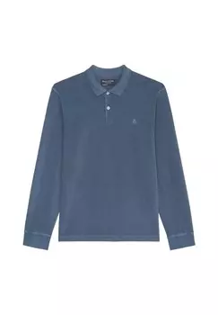 Рубашка поло COLLAR DETAILS EMBROIDERY Marc O'Polo, синий