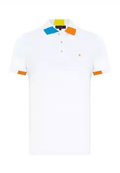 Рубашка-поло Collar Felix Hardy, белая