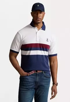 Рубашка поло COLOR BLOCKED SOFT COTTON POLO SHIRT Ralph Lauren, белый