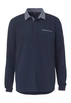 Рубашка поло COMFORTABLE LONG-SLEEVED WITH COLLAR Cellbes of Sweden, синий