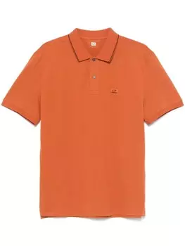 Рубашка поло CP Company пике C.P. Company, оранжевый