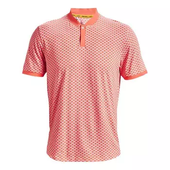 Рубашка поло curry greater than polo shirt 'red pink' Under Armour, красный