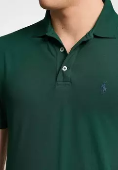 Рубашка поло CUSTOM FIT STRETCH MESH POLO SHIRT Ralph Lauren, темно-зеленый
