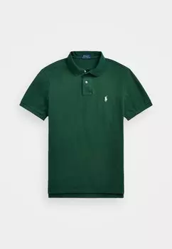 Рубашка поло CUSTOM SLIM FIT MESH POLO SHIRT Ralph Lauren, темно-зеленый