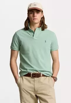 Рубашка поло CUSTOM SLIM FIT MESH POLO SHIRT Ralph Lauren, мята