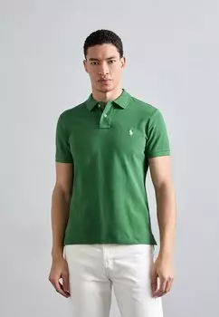 Рубашка поло CUSTOM SLIM FIT MESH POLO SHIRT Polo Ralph Lauren, зеленый