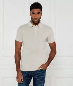 Рубашка поло Custom slim fit Polo Ralph Lauren, желтый