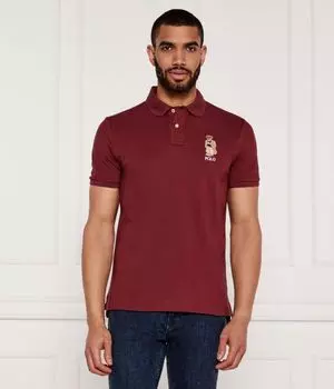 Рубашка поло Custom slim fit Polo Ralph Lauren, красный