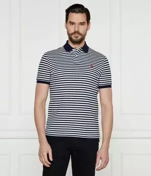 Рубашка поло Custom slim fit Polo Ralph Lauren, белый