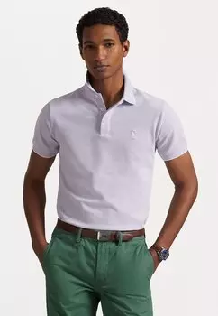 Рубашка поло CUSTOM SLIM FIT STRETCH OXFORD MESH POLO Polo Ralph Lauren, сиреневый