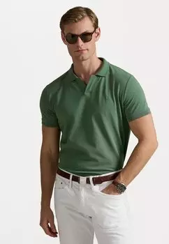 Рубашка поло CUSTOM SLIM FIT STRETCH Polo Ralph Lauren, зеленый