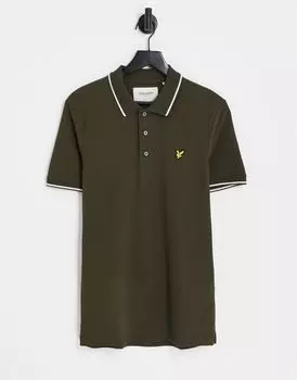 Рубашка поло цвета хаки Lyle & Scott