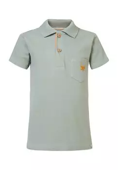 Рубашка-поло Делеон, накладной нагрудный карман, детская noppies, цвет Slate Gray