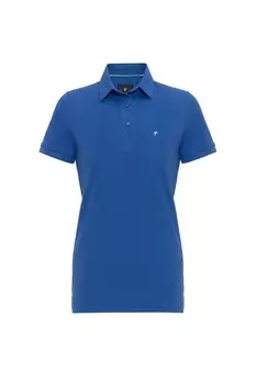 Рубашка поло DENIM CULTURE Shirt Dido, цвет turquoise/royal blue