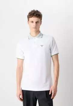 Рубашка-поло Denwick Barbour, белая