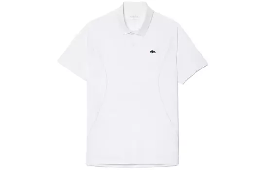 Рубашка поло Djokovic Collaboration для мужчин, белая Lacoste, белый