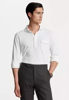 Рубашка-поло ДЛИННЫЙ РУКАВ Polo Ralph Lauren, белый
