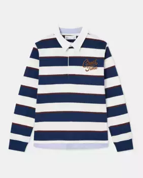 Рубашка-поло для мальчика с длинными рукавами Kids El Corte Ingls, синий