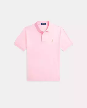 Рубашка поло для мальчика в хлопковом интерлоке Polo Ralph Lauren, цвет Rosa
