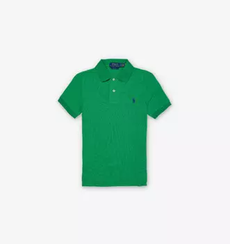 Рубашка-Поло для мальчиков из хлопка, облегающая Polo Ralph Lauren, мультиколор