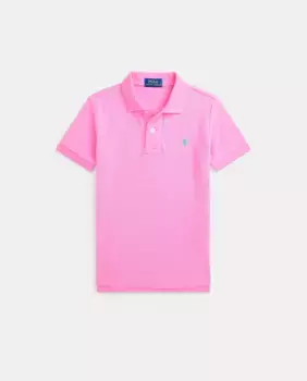 Рубашка поло для мальчиков из пике и вышитой лошадкой Polo Ralph Lauren, цвет Rosa