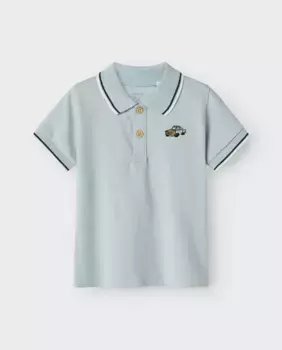 Рубашка поло для мальчиков name it, голубой